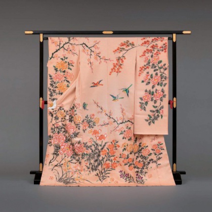 皆川月華振袖「四季の花鳥」